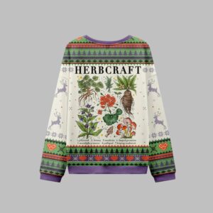 Alternative view of 2025 Christmas Magical Herbcraft Ugly Christmas Sweater - Grishko.com