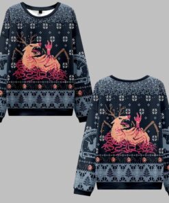 2025 Christmas Man is The Warmest Place to Hide Ugly Christmas Sweater  