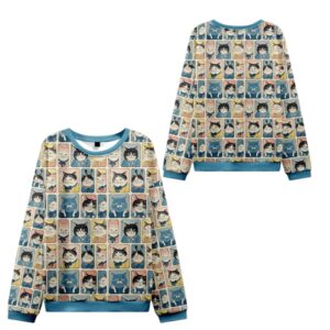 Alternative view of 2025 Christmas Many Cats Are Watching You Ugly Sweater - Grishko.com