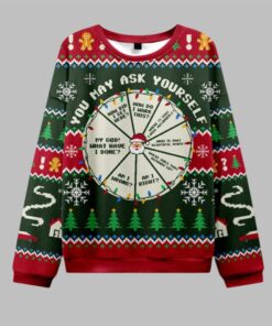 2025 Christmas May Ask Yourself Ugly Sweater  