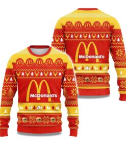 2025 Christmas McDonald's Ugly Sweater