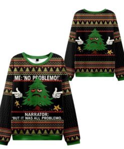 Alternative view of 2025 Christmas Me No Problemo Ugly Sweater  