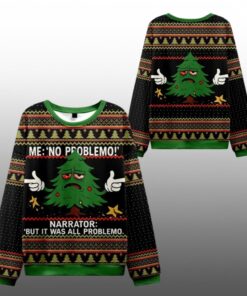 2025 Christmas Me No Problemo Ugly Sweater  