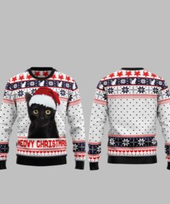 2025 Christmas Meowy Christmas Ugly Christmas Sweater  