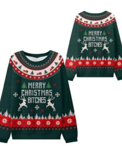 Alternative view of 2025 Christmas Merry Christmas Bitches Ugly Sweater  