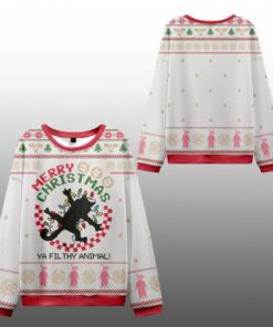 2025 Christmas Merry Christmas Ya Filthy Ugly Sweater  