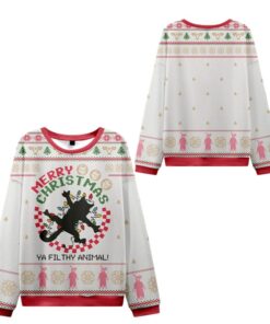 Alternative view of 2025 Christmas Merry Christmas Ya Filthy Ugly Sweater  
