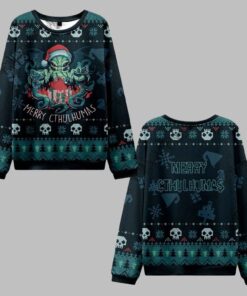 2025 Christmas Merry Cthulhumas Ugly Christmas Sweater  