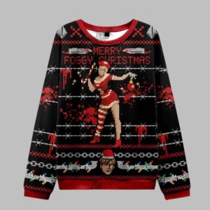 Alternative view of 2025 Christmas Merry Foggy Christmas Ugly Sweater - Grishko.com
