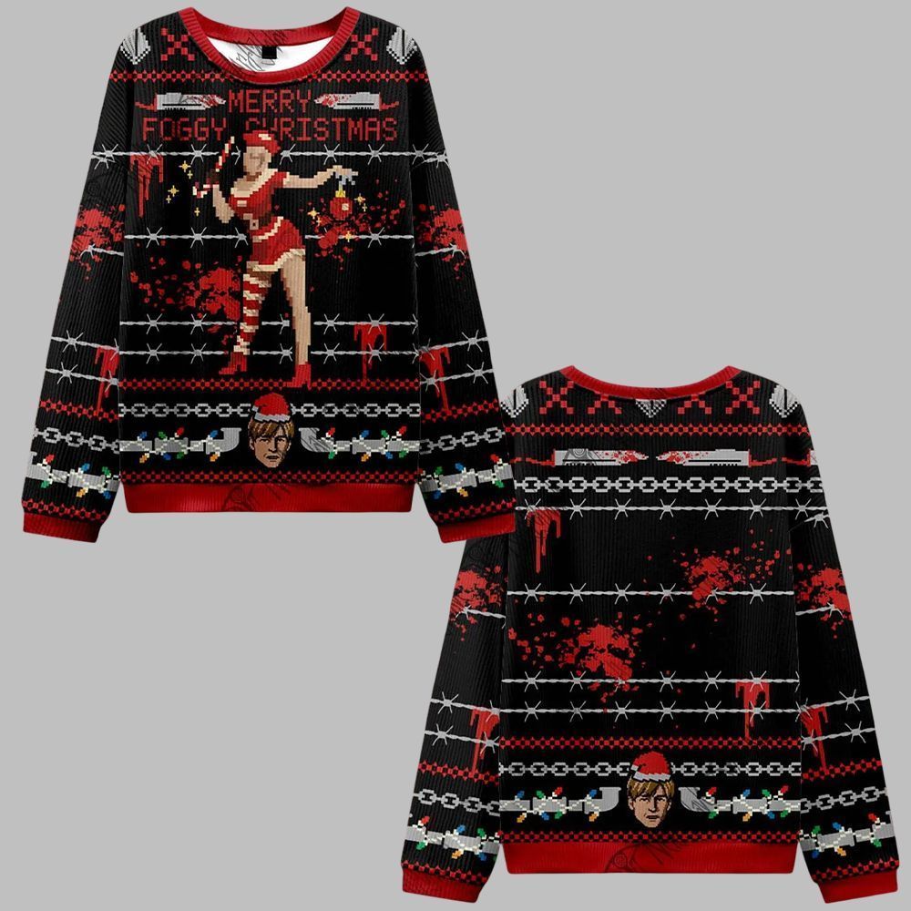 2025 Christmas Merry Foggy Christmas Ugly Sweater - Grishko.com