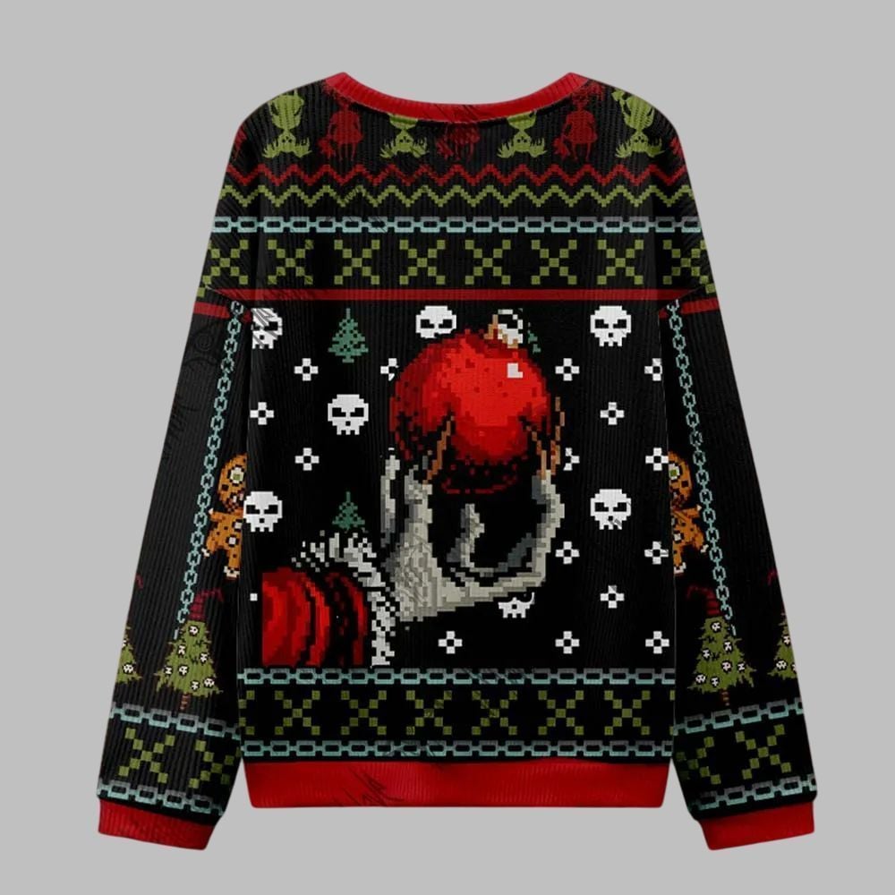 2025 Christmas Merry Krampus Ugly Christmas Sweater - Image 3
