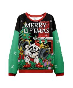 Alternative view of 2025 Christmas Merry Liftmas Ugly Sweater  