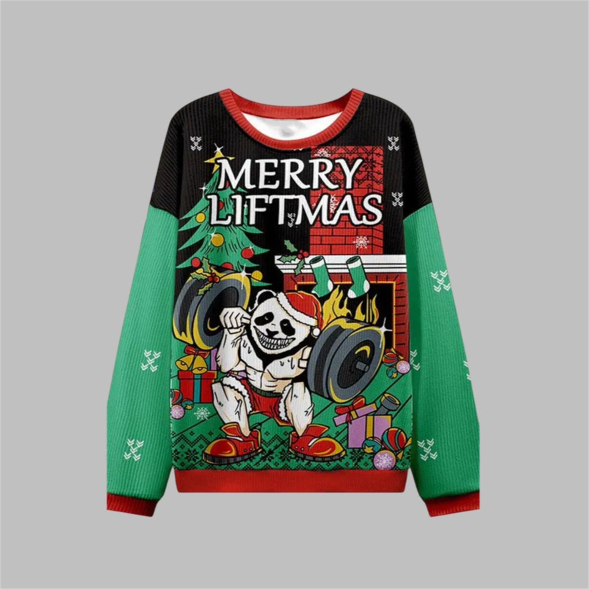 2025 Christmas Merry Liftmas Ugly Sweater - Grishko.com