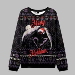 Alternative view of 2025 Christmas Merry Mothmas Ugly Christmas Sweater - Grishko.com