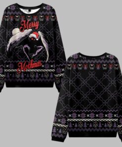 2025 Christmas Merry Mothmas Ugly Christmas Sweater  