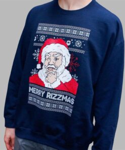 Alternative view of 2025 Christmas Merry Rizzmas Santa Ugly Sweater  