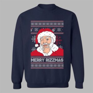 2025 Christmas Merry Rizzmas Santa Ugly Sweater - Grishko.com