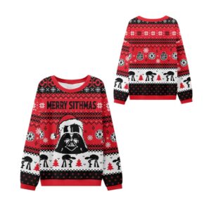 Alternative view of 2025 Christmas Merry Sithmas Ugly Sweater - Grishko.com