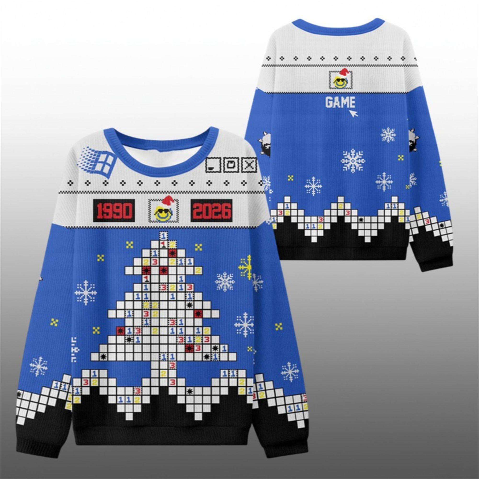 2025 Christmas Minesweeper Tree Ugly Sweater - Grishko.com