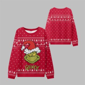 2025 Christmas Mischievous Grnch Ugly Sweater - Grishko.com