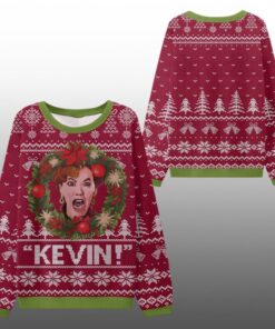 2025 Christmas Mom Scream Home Alone Ugly Sweater  