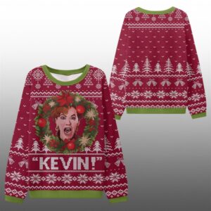 2025 Christmas Mom Scream Home Alone Ugly Sweater - Grishko.com