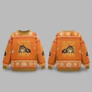 2025 Christmas Moth Obsessed With The Light Ugly Sweater - Grishko.com
