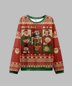 Alternative view of 2025 Christmas Mute All Family Ugly Sweater  