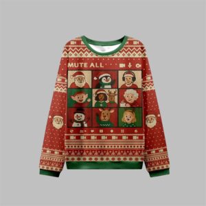 Alternative view of 2025 Christmas Mute All Family Ugly Sweater - Grishko.com