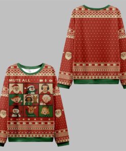 2025 Christmas Mute All Family Ugly Sweater  