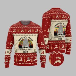 2025 Christmas Nakatomi Plaza Christmas Party 1988 Vintage Ugly Christmas Sweater - Grishko.com