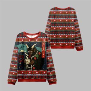 2025 Christmas Naughty List Christmas Ugly Sweater - Grishko.com