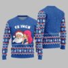2025 Christmas Naughty Santa 12 Inch Surprise Ugly Christmas Sweater 