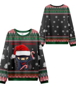 Alternative view of 2025 Christmas Ninja Kawai Ugly Christmas Sweater 