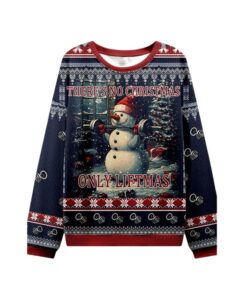Alternative view of 2025 Christmas No Christmas Only Liftmas Ugly Sweater 