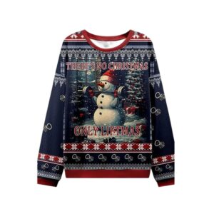 Alternative view of 2025 Christmas No Christmas Only Liftmas Ugly Sweater - Grishko.com