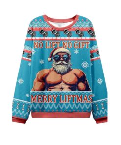 Alternative view of 2025 Christmas No Lift No Gift Ugly Sweater 