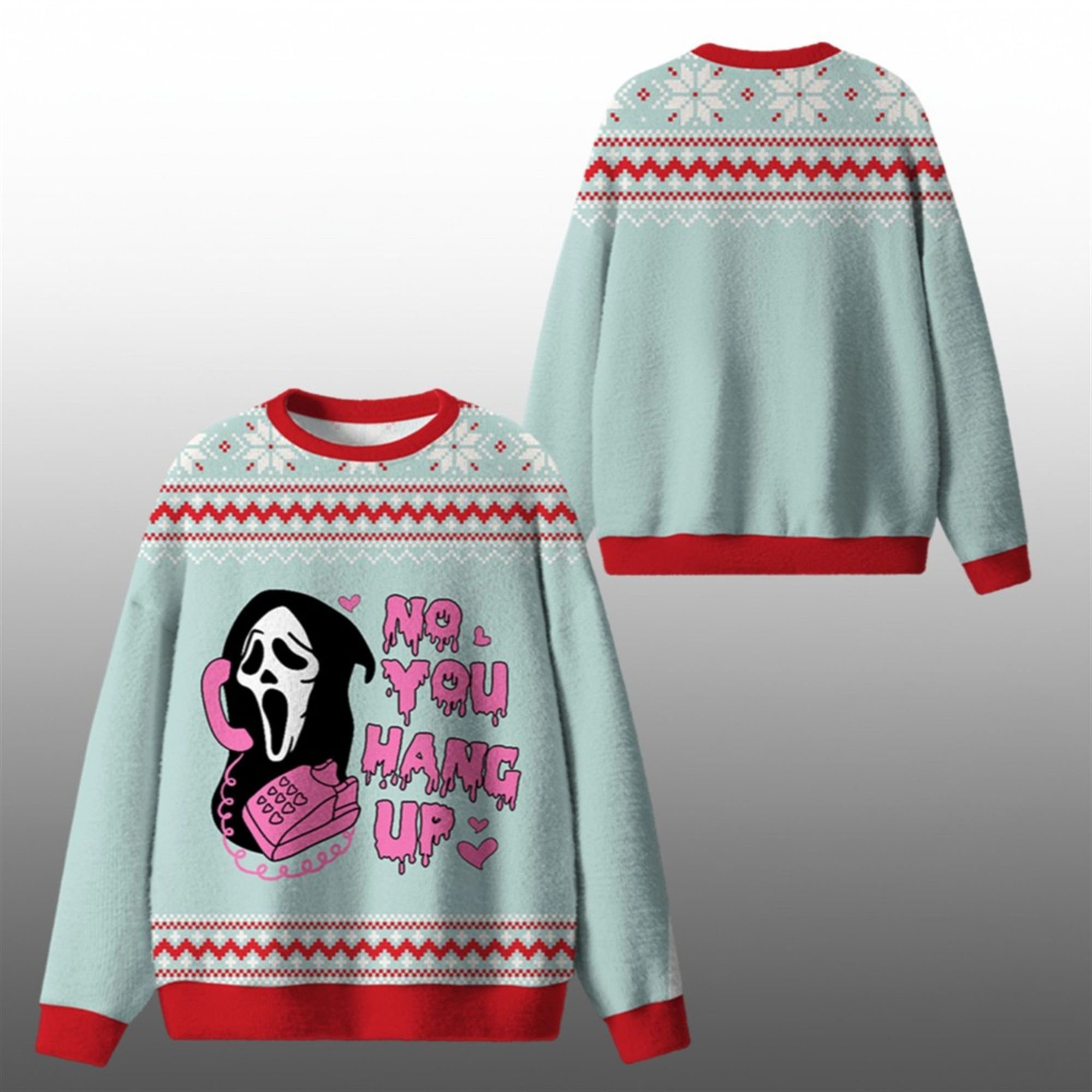 2025 Christmas No You Hang Up Ugly Sweater - Grishko.com