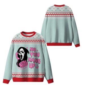 Alternative view of 2025 Christmas No You Hang Up Ugly Sweater - Grishko.com