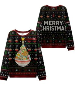 Alternative view of 2025 Christmas Noodles & Cheer Ugly Sweater 