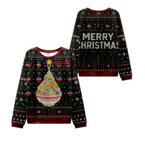 Alternative view of 2025 Christmas Noodles & Cheer Ugly Sweater - Grishko.com