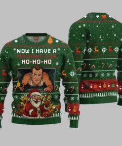 2025 Christmas Now I Have A Machine Gun Ho Ho Ho Ugly Christmas Sweater 