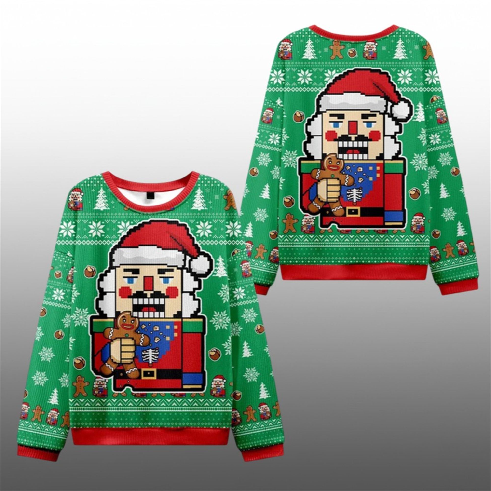 2025 Christmas Nutcracker Funny Ugly Sweater - Grishko.com