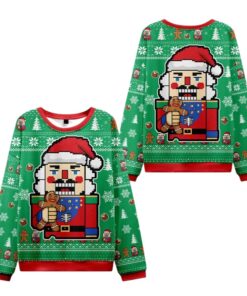 Alternative view of 2025 Christmas Nutcracker Funny Ugly Sweater 