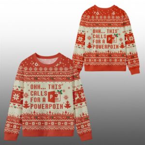 2025 Christmas Ohh This Calls for a Powerpoint Ugly Sweater - Grishko.com
