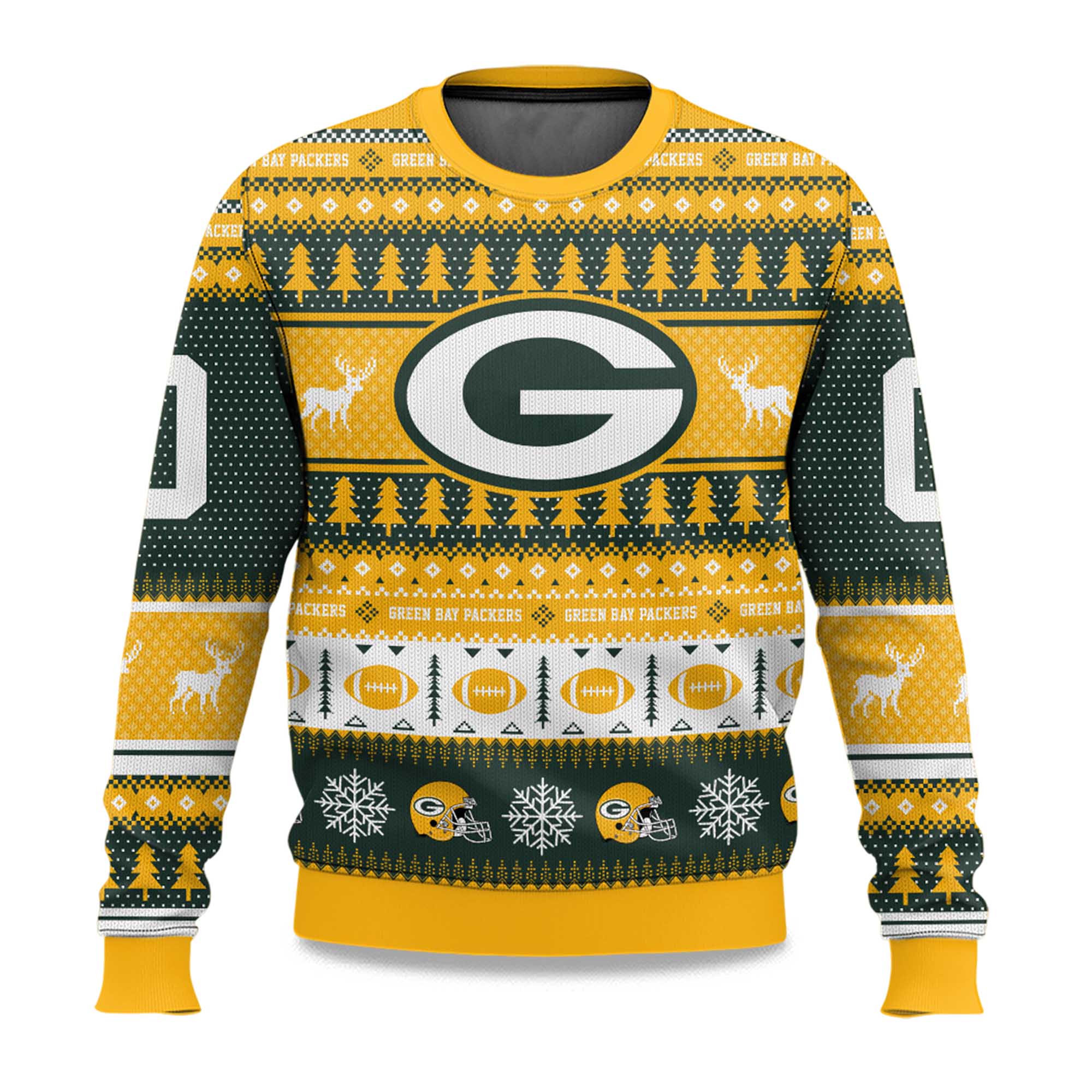 2025 Christmas Packers Personalized Ugly Sweater