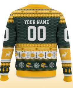 Alternative view of 2025 Christmas Packers Personalized Ugly Sweater