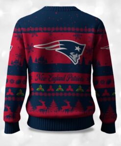 Alternative view of 2025 Christmas Patriots Festive Reindeer & Tree Ugly Sweater
