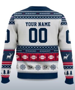 Alternative view of 2025 Christmas Patriots Personalized Ugly Sweater