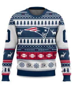 2025 Christmas Patriots Personalized Ugly Sweater
